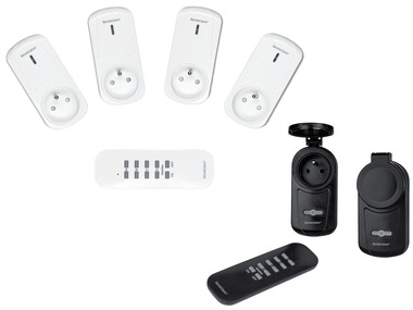 SILVERCREST® Súprava interiérových/exteriérových rádiových zásuviek, 5/3-dielna