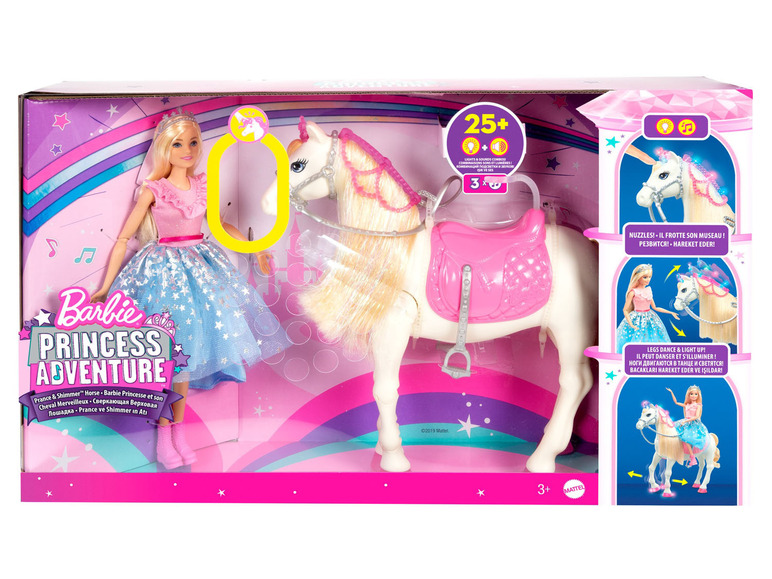 Prejsť na zobrazenie na celú obrazovku: Barbie Bábika s koňom Princess Adventure – obrázok 2