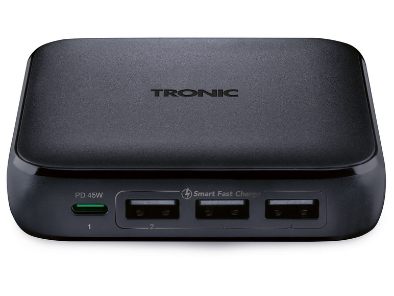 Prejsť na zobrazenie na celú obrazovku: TRONIC USB nabíjačka so 4 výstupmi – obrázok 1