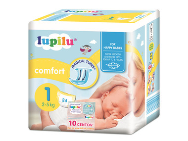 lupilu® Detské plienky Newborn 1, 24 kusov