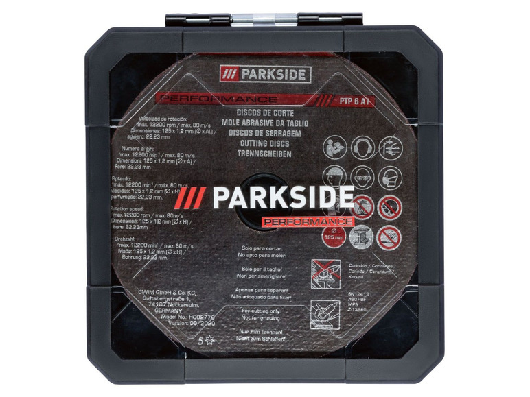 Prejsť na zobrazenie na celú obrazovku: PARKSIDE PERFORMANCE® Súprava rezacích kotúčov Performance PTP 6 A1, 6-dielna – obrázok 2