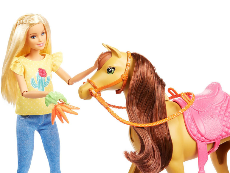 Prejsť na zobrazenie na celú obrazovku: Jazdecká súprava Barbie vrátane koňa a poníka – obrázok 10
