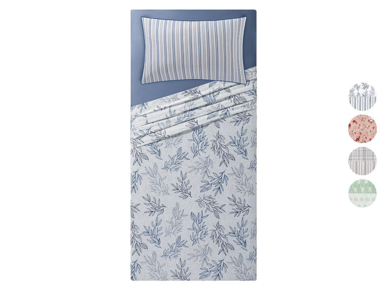 Prejsť na zobrazenie na celú obrazovku: MERADISO® Saténová posteľná súprava, 140 x 200 cm, 3-dielna – obrázok 1