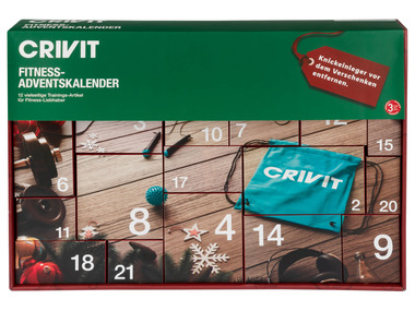 CRIVIT Adventný fitness kalendár