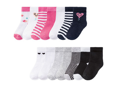 LUPILU® Dievčenské ponožky, 7 párov