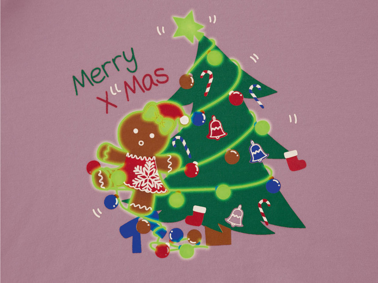 Prejsť na zobrazenie na celú obrazovku: lupilu Dievčenské vianočné tričko s dlhým rukávom – obrázok 8