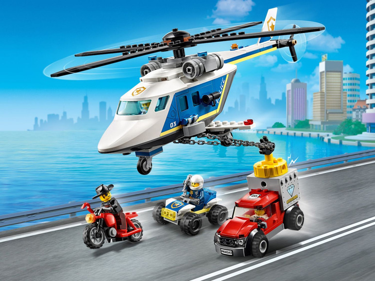 Prejsť na zobrazenie na celú obrazovku: LEGO® City Prenasledovanie helikoptérou 60243 – obrázok 4