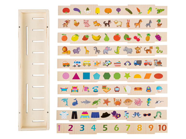Prejsť na zobrazenie na celú obrazovku: Playtive Drevená motorická náučná hračka Montessori – obrázok 7