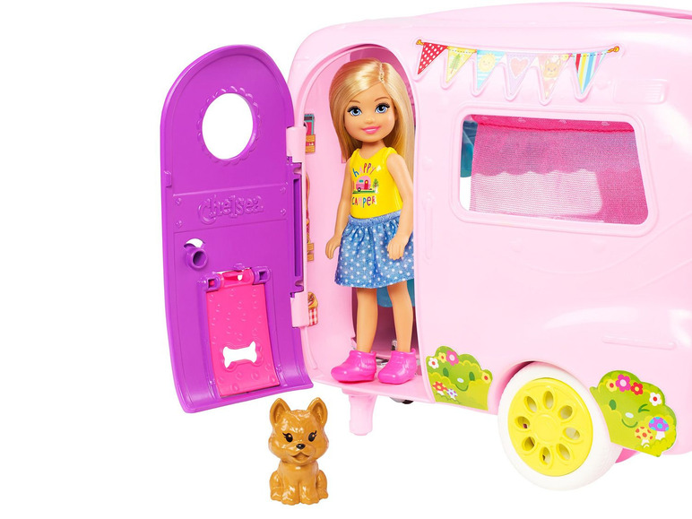 Prejsť na zobrazenie na celú obrazovku: Barbie Bábika Chelsea a karavan – obrázok 4
