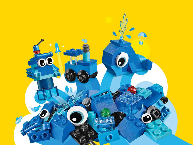 Prejsť na zobrazenie na celú obrazovku: LEGO® Classic 11006 Modré kreatívne kocky – obrázok 4