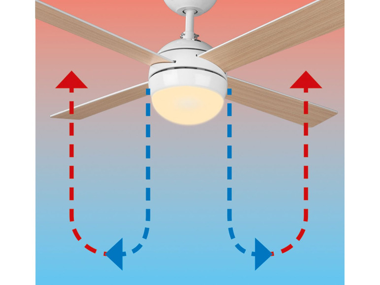 Prejsť na zobrazenie na celú obrazovku: LIVARNO LUX Stropný ventilátor s LED svietidlom – obrázok 8