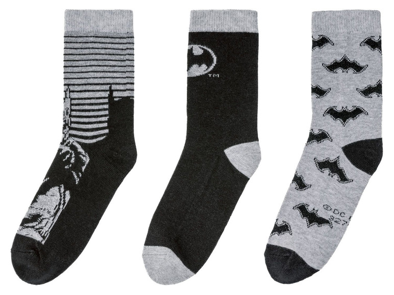 Prejsť na zobrazenie na celú obrazovku: Chlapčenské ponožky Batman, 3 páry – obrázok 2
