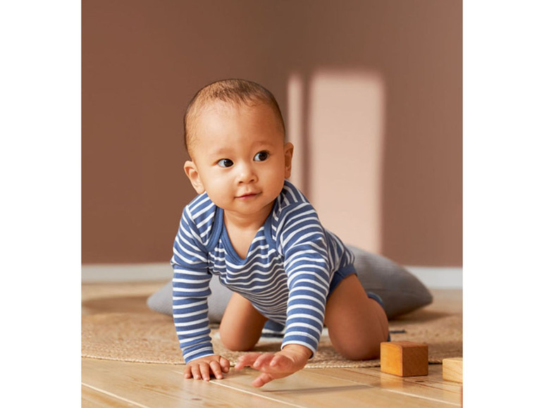 Prejsť na zobrazenie na celú obrazovku: LUPILU® Chlapčenské body s dlhým rukávom pre bábätká BIO, 2 kusy – obrázok 14
