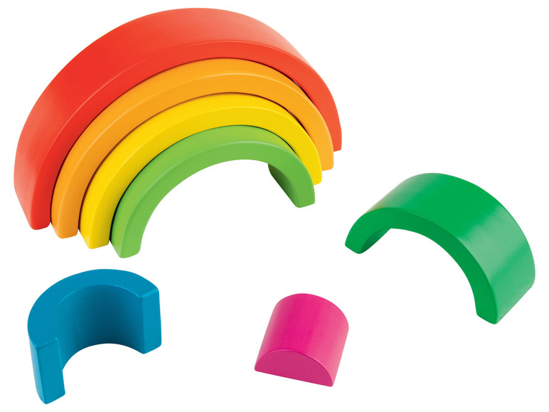 Prejsť na zobrazenie na celú obrazovku: Playtive Drevená hračka dúha Montessori – obrázok 8