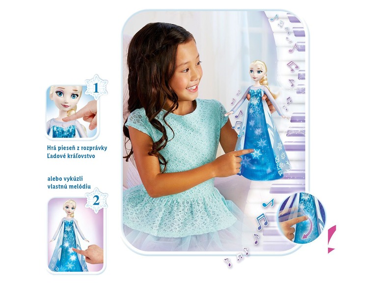 Prejsť na zobrazenie na celú obrazovku: Hasbro Ľadové kráľovstvo hrajúca bábika Elsa – obrázok 2