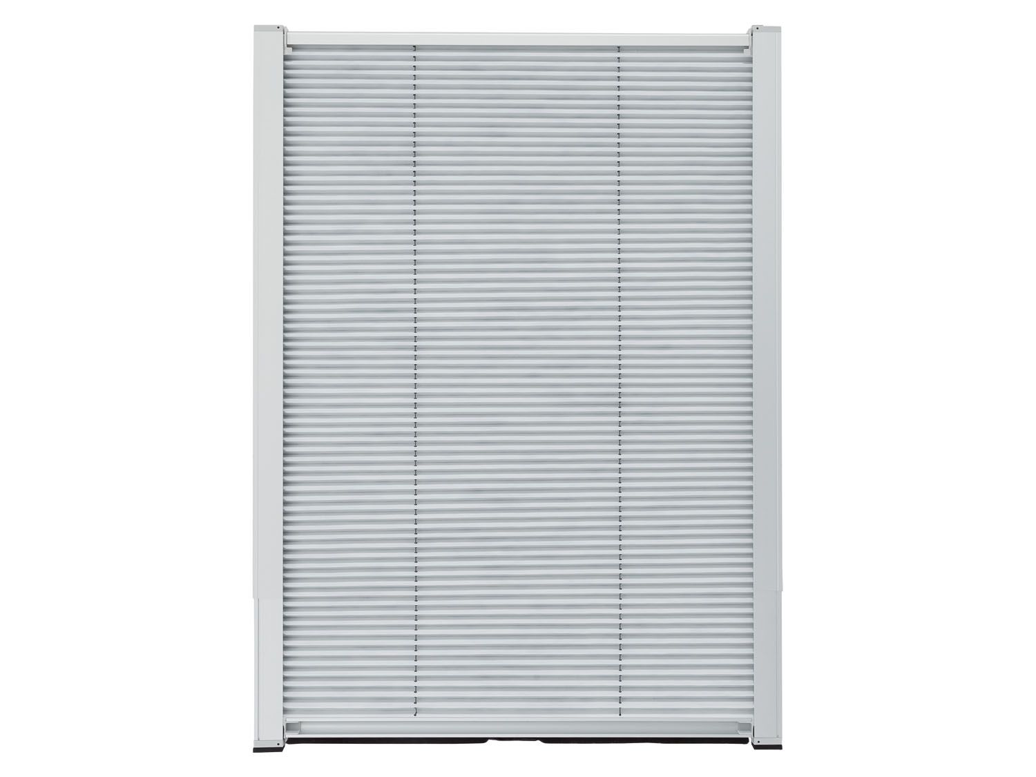 LIVARNO home Tepelnoizolačná plisovaná žalúzia na strešné okná Velux, 49,3 x 94 – 116 cm (biela)