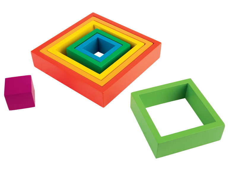 Prejsť na zobrazenie na celú obrazovku: Playtive Drevená hračka dúha Montessori – obrázok 4