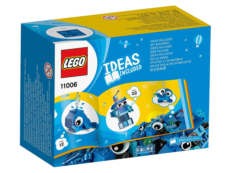 Prejsť na zobrazenie na celú obrazovku: LEGO® Classic 11006 Modré kreatívne kocky – obrázok 2