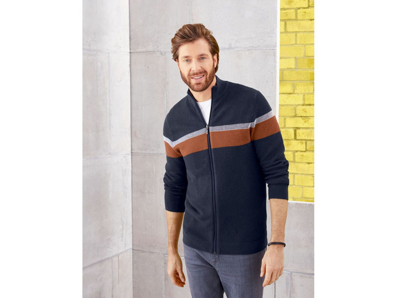 Prejsť na zobrazenie na celú obrazovku: LIVERGY® Pánsky bavlnený sveter zo štruktúrovanej pleteniny – obrázok 11