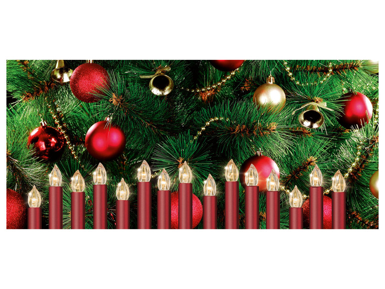 Prejsť na zobrazenie na celú obrazovku: LIVARNO HOME Bezkáblové LED sviečky na vianočný stromček, 15 kusov – obrázok 3