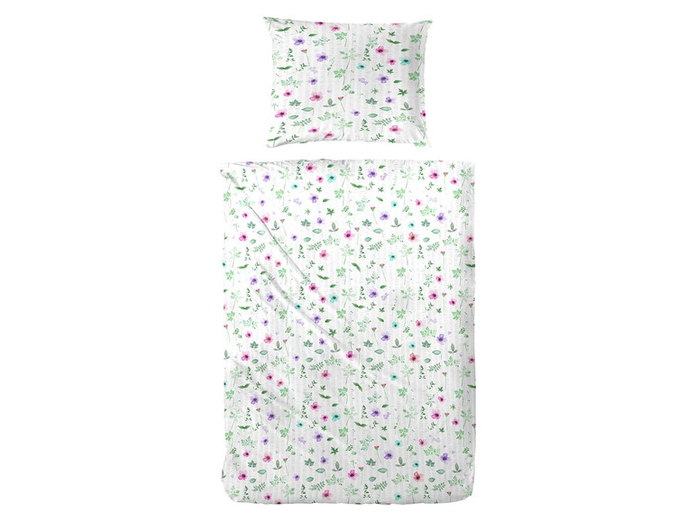 Prejsť na zobrazenie na celú obrazovku: Primera Bavlnená posteľná bielizeň zelená / fialová / ružová, 140 x 200 cm – obrázok 2