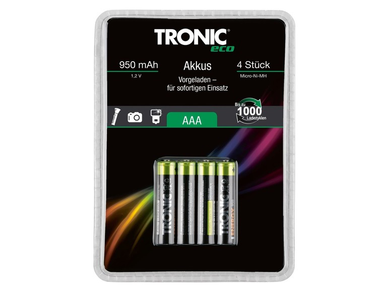 Prejsť na zobrazenie na celú obrazovku: TRONIC® Batérie, 4 kusy – obrázok 3