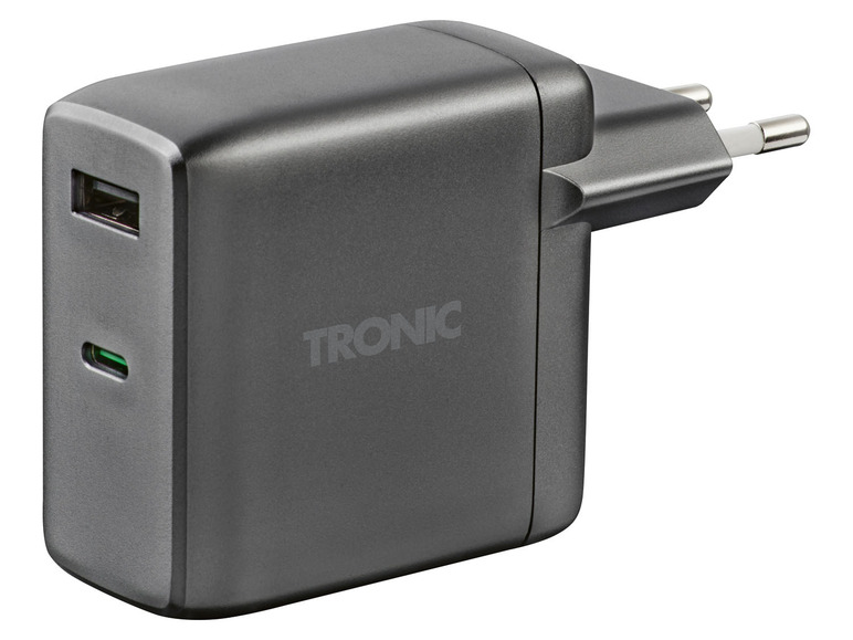 Prejsť na zobrazenie na celú obrazovku: TRONIC® Nástenná nabíjačka Dual PD, 60 W – obrázok 2