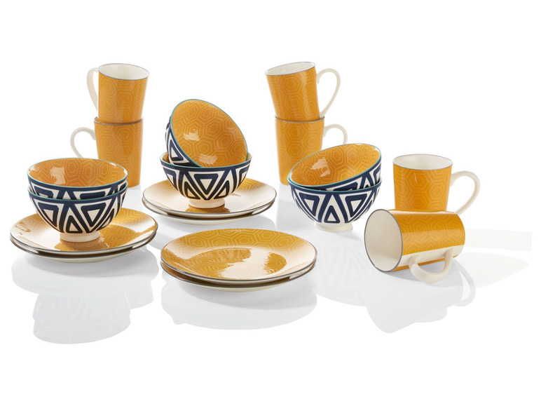 Prejsť na zobrazenie na celú obrazovku: ERNESTO® Súprava porcelánového kuchynského riadu, 18-dielna – obrázok 5