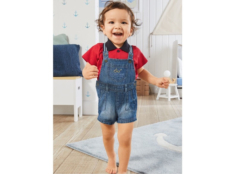 Prejsť na zobrazenie na celú obrazovku: LUPILU® Chlapčenské krátke nohavice na traky pre bábätká – obrázok 3