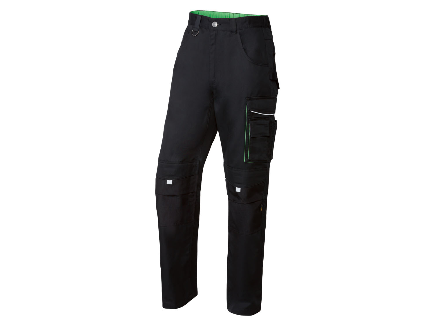 PARKSIDE PERFORMANCE® Pánske montérky (58, čierna/zelená)