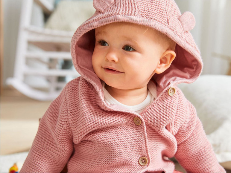 Prejsť na zobrazenie na celú obrazovku: LUPILU® Dievčenský pletený sveter pre bábätká – obrázok 3