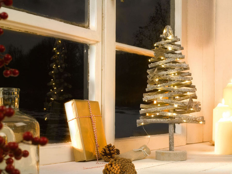 Prejsť na zobrazenie na celú obrazovku: Melinera LED vianočná drevená dekorácia – obrázok 4