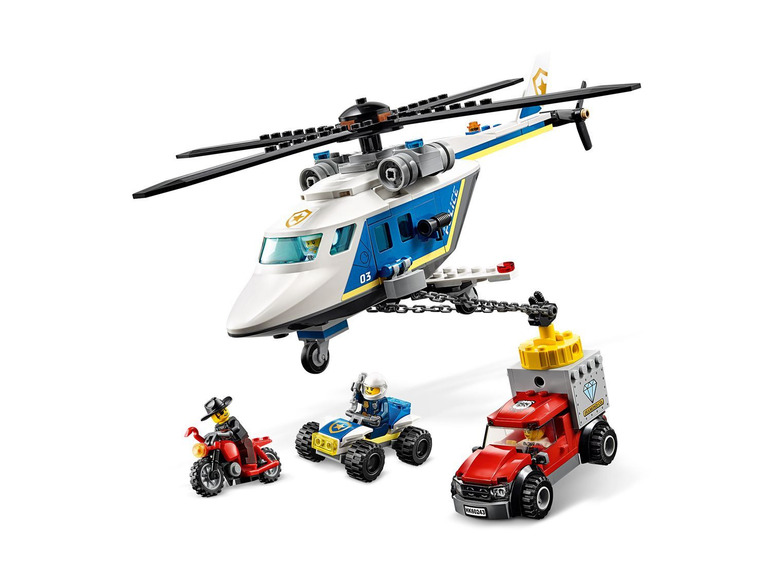 Prejsť na zobrazenie na celú obrazovku: LEGO® City Prenasledovanie helikoptérou 60243 – obrázok 3