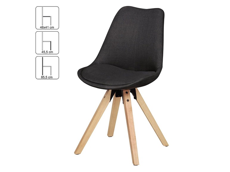Prejsť na zobrazenie na celú obrazovku: Wohnling Jedálenská stolička v škandinávskom štýle, 2 kusy – obrázok 16