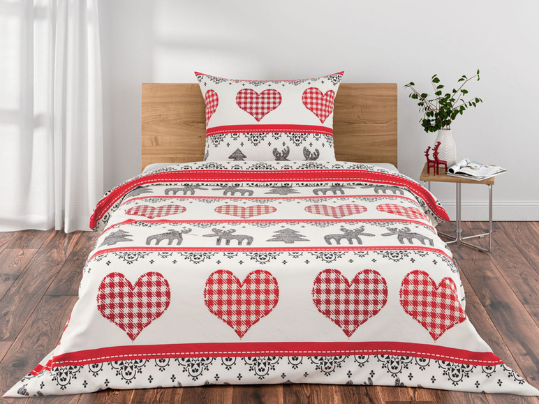 Prejsť na zobrazenie na celú obrazovku: LIVARNO home Posteľná bielizeň z jemného flanelu, 140 x 200 cm – obrázok 3