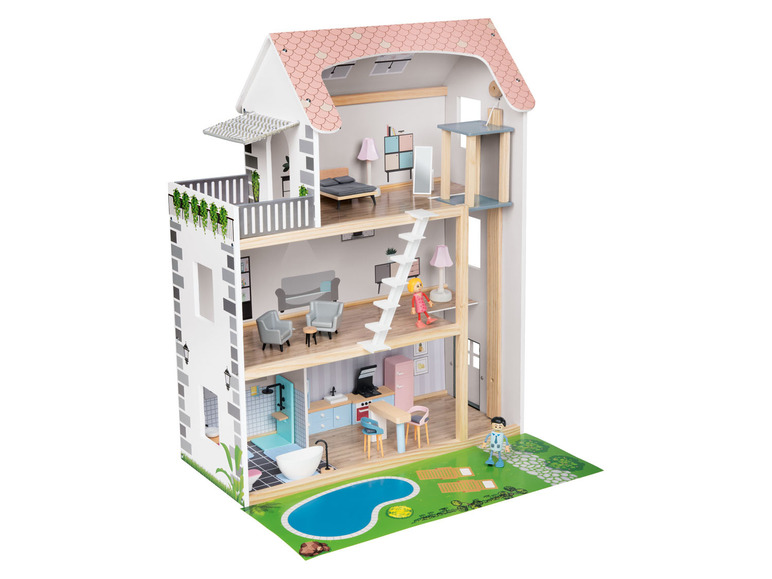 Prejsť na zobrazenie na celú obrazovku: Playtive Drevený domček pre bábiky – obrázok 7