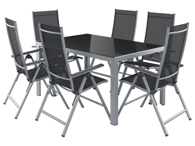 Prejsť na zobrazenie na celú obrazovku: florabest Hliníkový stôl so sklenenou doskou ALU, šedý – obrázok 9
