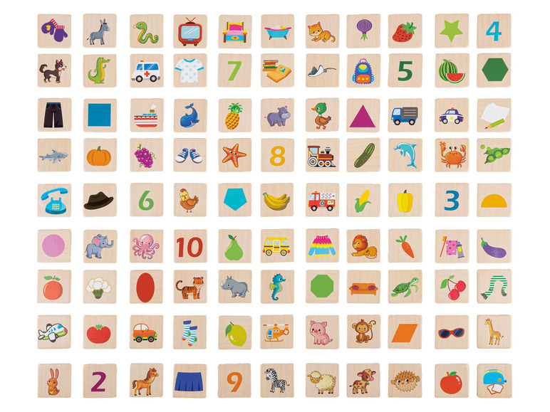 Prejsť na zobrazenie na celú obrazovku: Playtive Drevená motorická náučná hračka Montessori – obrázok 8