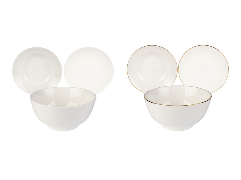 ERNESTO® Porcelánová jedálenská súprava, 18-dielna