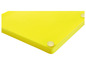 Žltá rezacia doska s protišmykovými nožičkami.