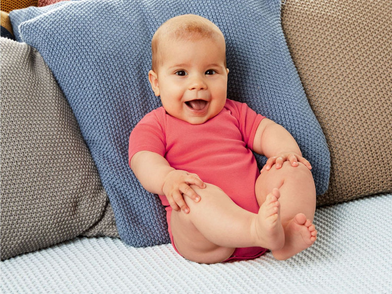 Prejsť na zobrazenie na celú obrazovku: lupilu Dievčenské bavlnené body s krátkym rukávom pre bábätká BIO, 2 kusy – obrázok 15