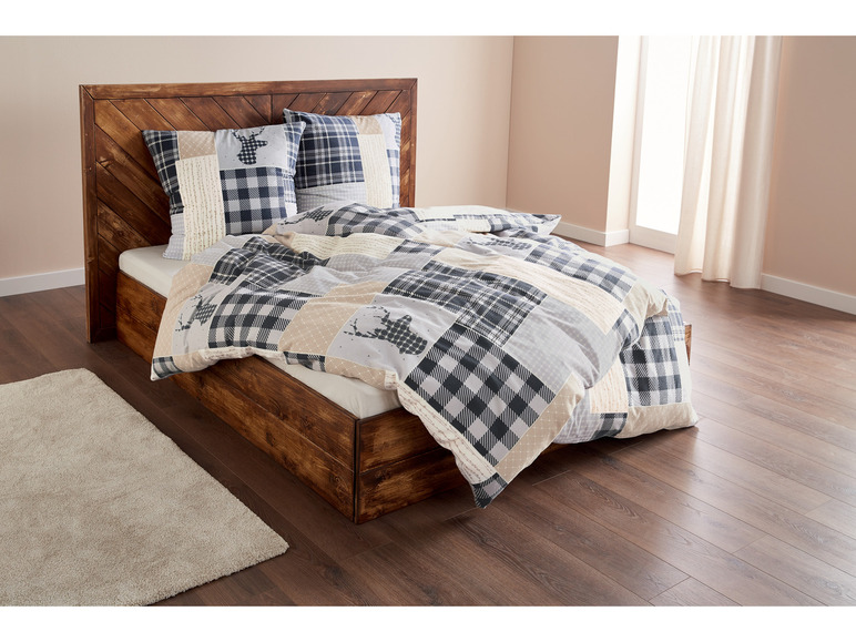 Prejsť na zobrazenie na celú obrazovku: LIVARNO home Posteľná bielizeň z jemného flanelu, 140 x 200 cm – obrázok 4