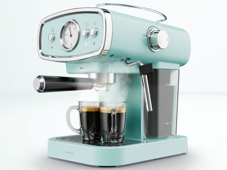 Prejsť na zobrazenie na celú obrazovku: SILVERCREST® KITCHEN TOOLS Espresso kávovar SEM 1050 A1, modrý – obrázok 4