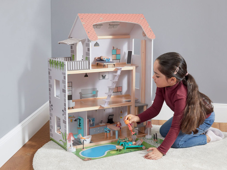 Prejsť na zobrazenie na celú obrazovku: Playtive Drevený domček pre bábiky – obrázok 9