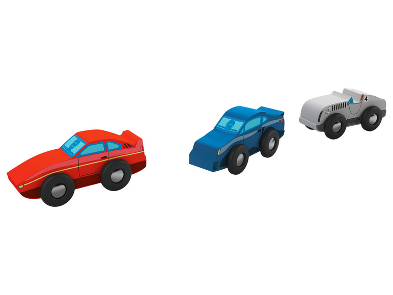 Prejsť na zobrazenie na celú obrazovku: Playtive Súprava drevených autíčok, 3-dielna – obrázok 9