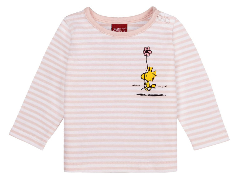 Prejsť na zobrazenie na celú obrazovku: Dievčenské bavlnené tričko s dlhým rukávom pre bábätká BIO, 2 kusy – obrázok 5