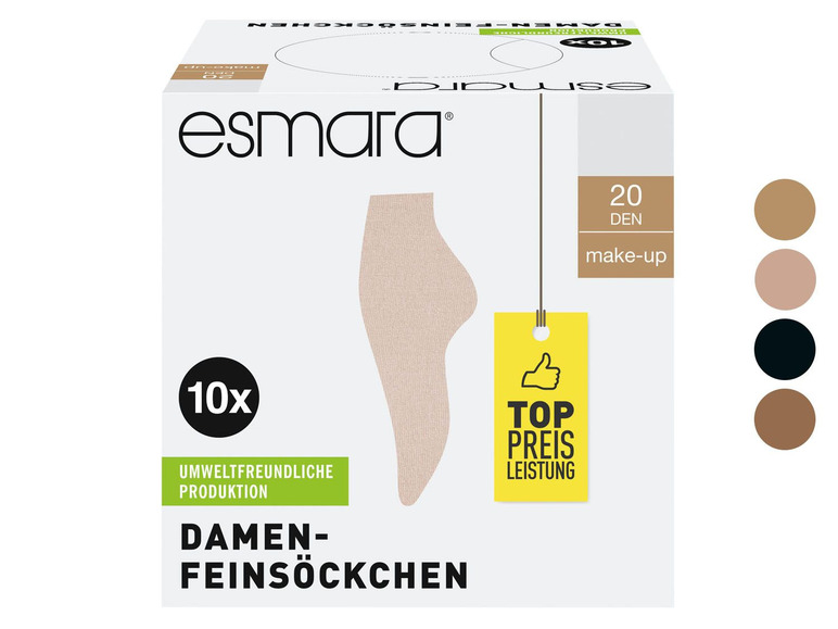 Prejsť na zobrazenie na celú obrazovku: esmara Dámske ponožky 20 DEN, 10 párov – obrázok 1