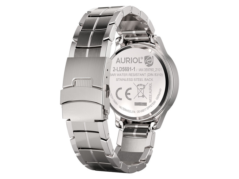 Prejsť na zobrazenie na celú obrazovku: AURIOL® Náramkové hodinky riadené rádiovým signálom – obrázok 3