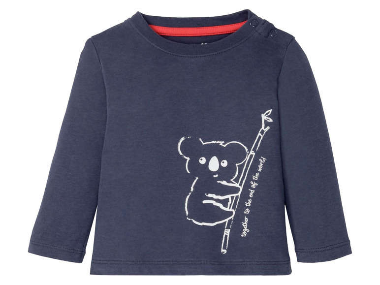 Prejsť na zobrazenie na celú obrazovku: LUPILU® Chlapčenské bavlnené tričko s dlhým rukávom pre bábätká, 3 kusy – obrázok 12