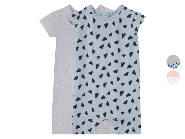 Prejsť na zobrazenie na celú obrazovku: lupilu® Dievčenské pyžamo pre bábätká BIO, 2 kusy – obrázok 1